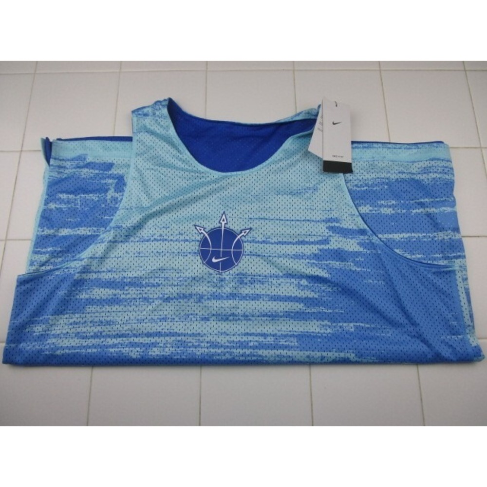 Nike Basketball Standard Reversible Mesh Jersey Men's XL DV9606-482 Blue